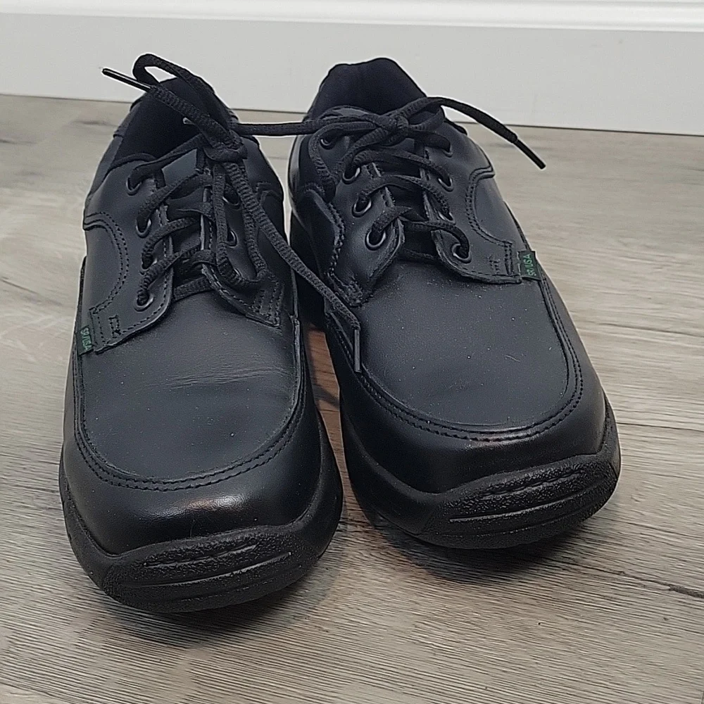 Florsheim Men's Postal Moc Toe Oxford Soft High Shine Leather Work Shoes FP8125